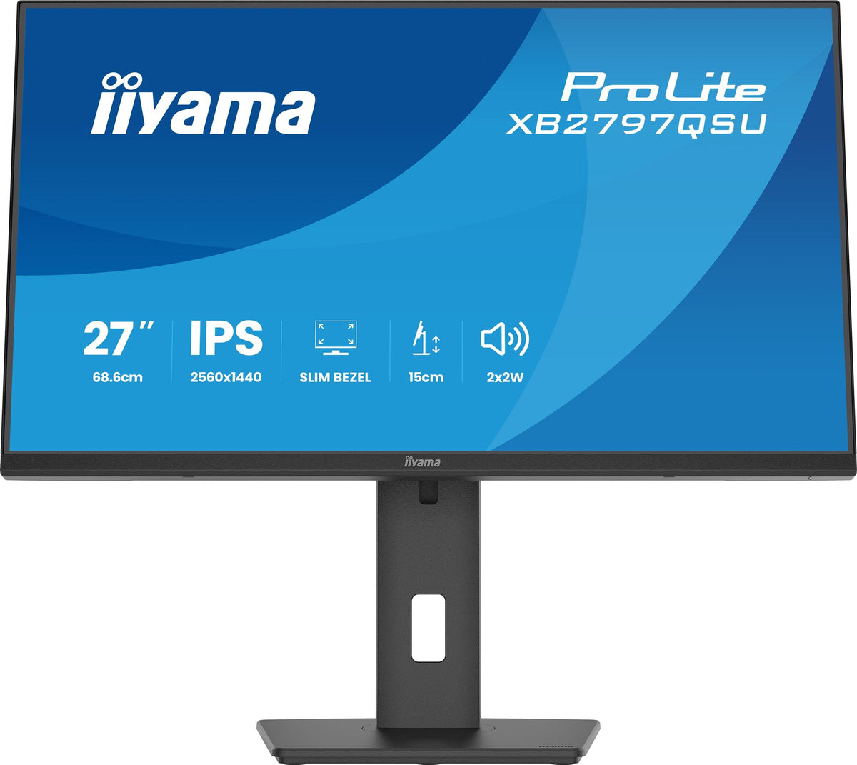 XB2797QSU-B1 27" Business QHD BLACK