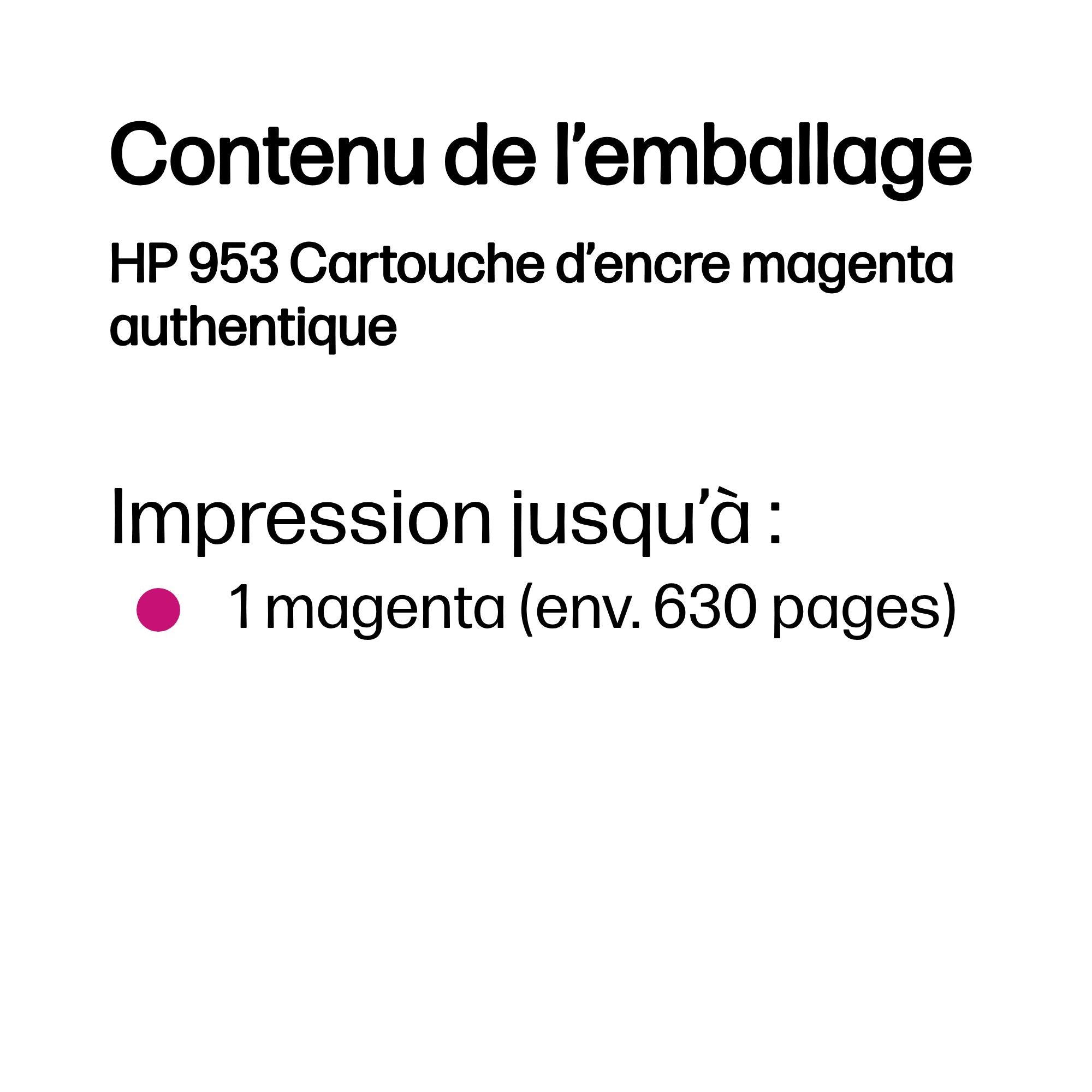 HP 953 Magenta Original Ink Cartridge
