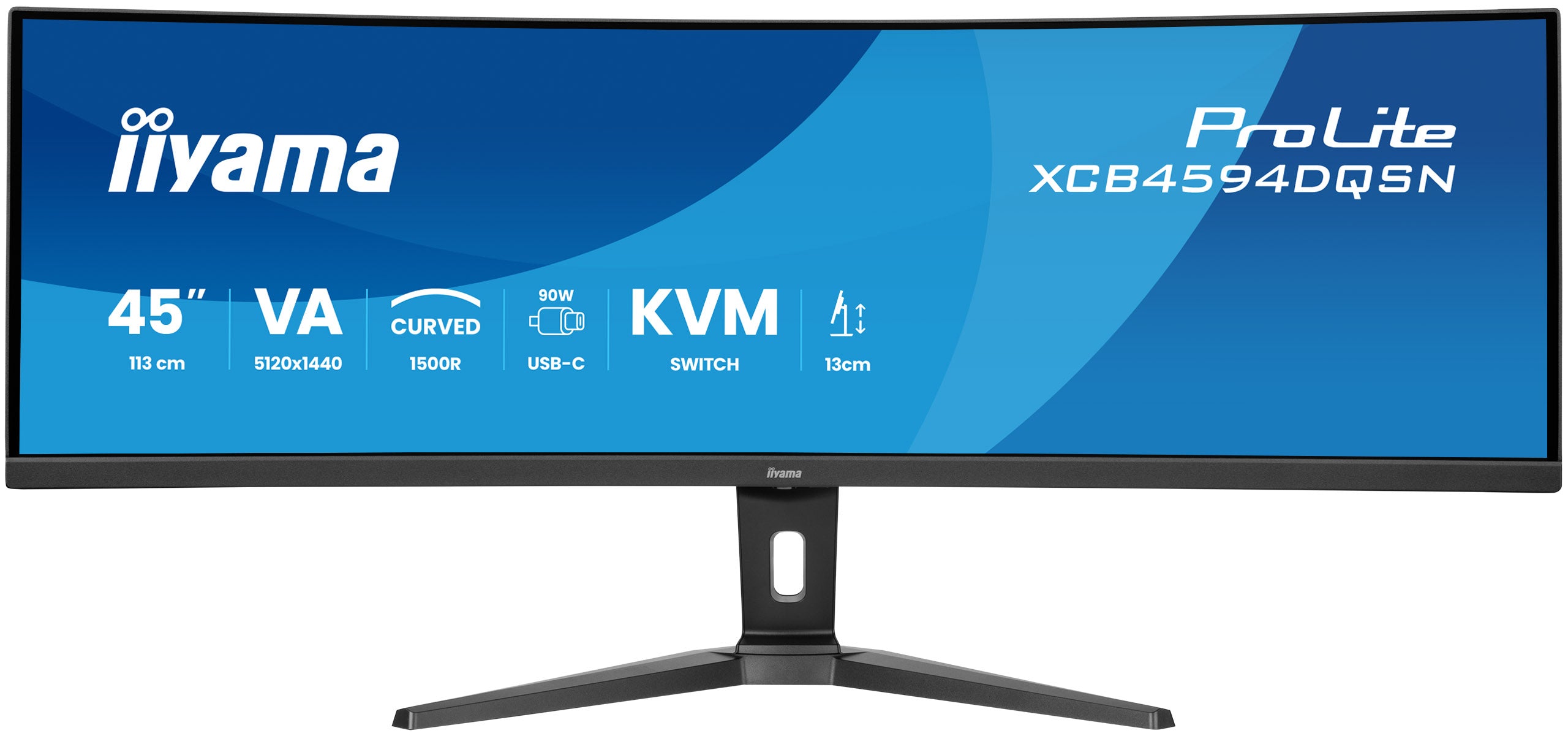 XCB4594DQSN-B1 44.5" DQHD VA-5120x1440@1