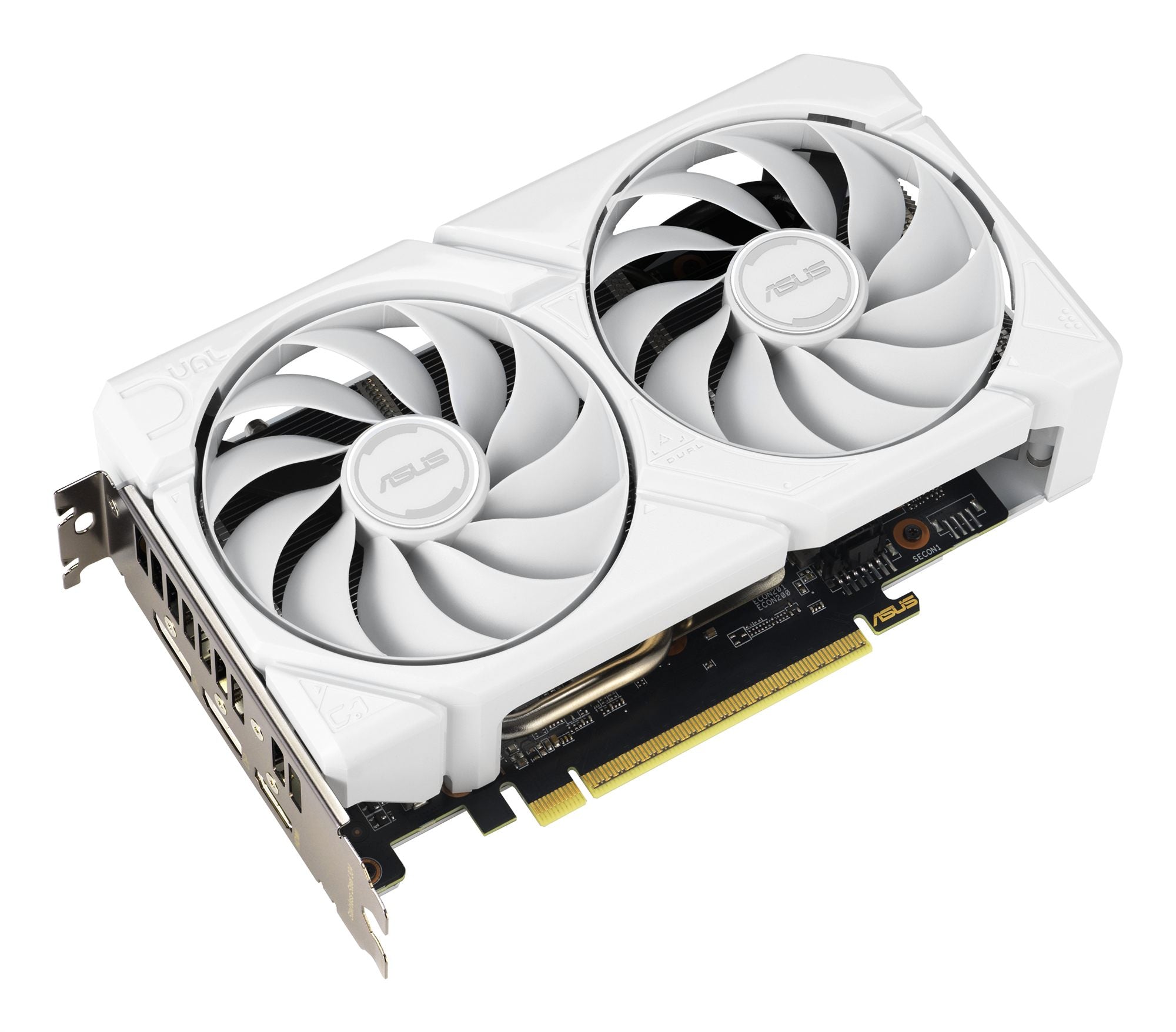 ASUS DUAL RX 9060 XT 16Go GDDR6 2xDP 1xHDMI WHITE