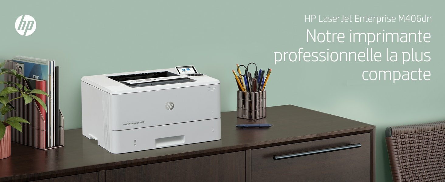 HP LaserJet Enterprise M406dn Printer Mono Duplex laser A4 1200x1200dpi 40ppm 350sheets USB LAN