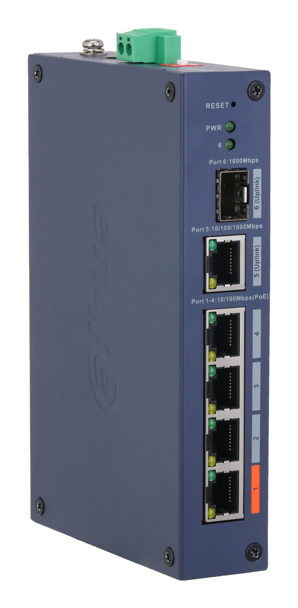 Dahua CHS4106-4ET-60 Commutateur PoE industriel 6 ports 4 PoE SFP