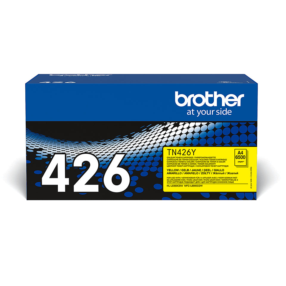 BROTHER TN426Y Toner Cartouche Jaune Super Grande Capacité 6.500 pages