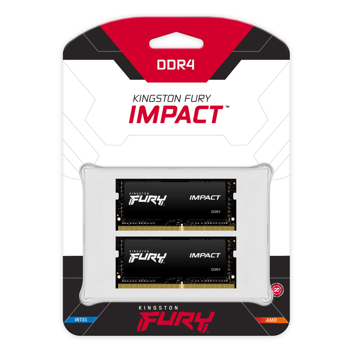 KINGSTON 64Go 3200MHz DDR4 CL20 SODIMM Kit of 2 FURY Impact
