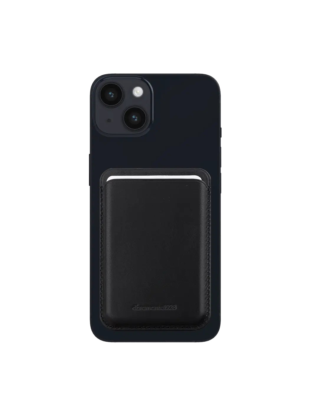 Leather wallet with MagSafe BLK