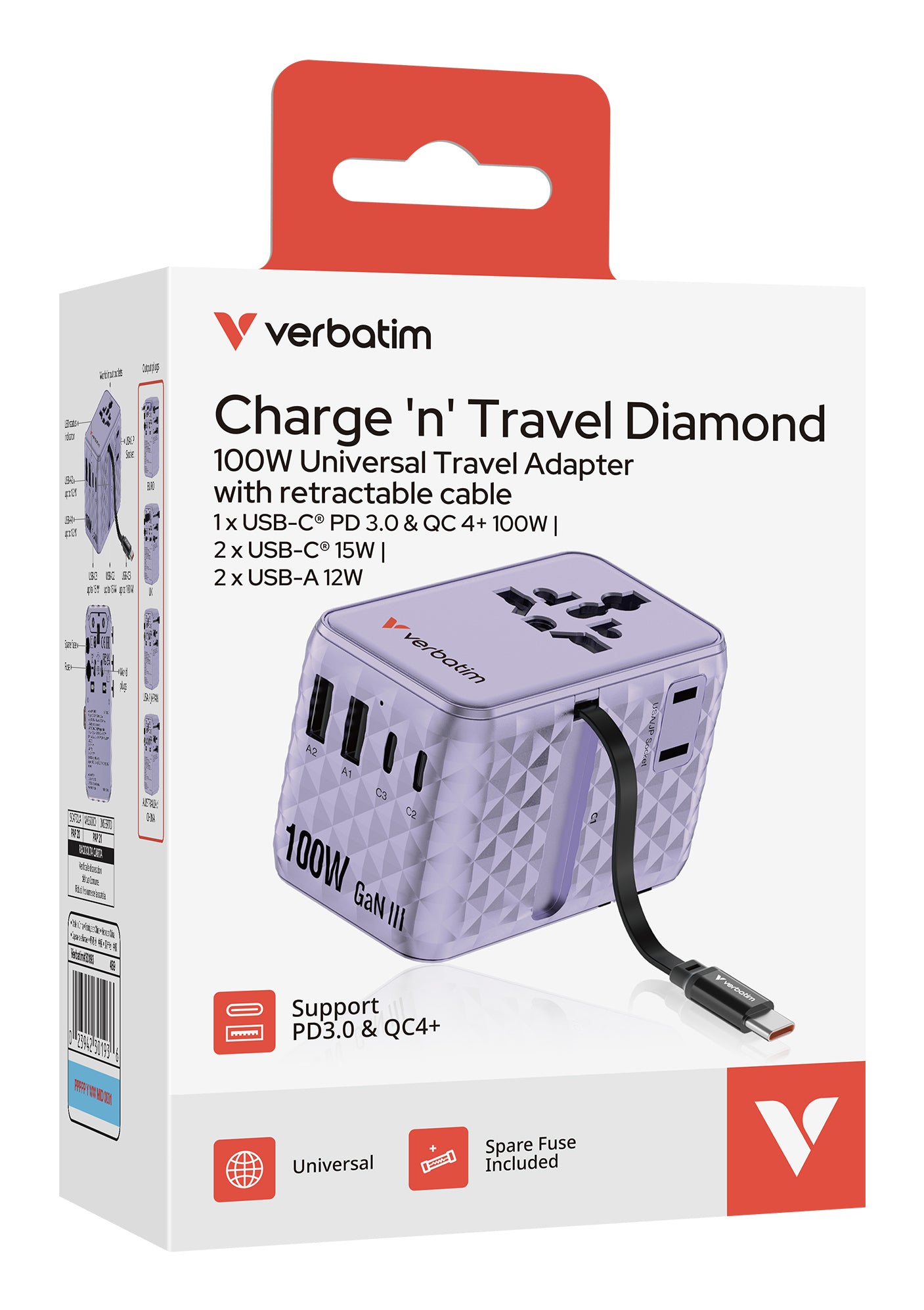 Charge ´n´ Travel 100W Universal Travel