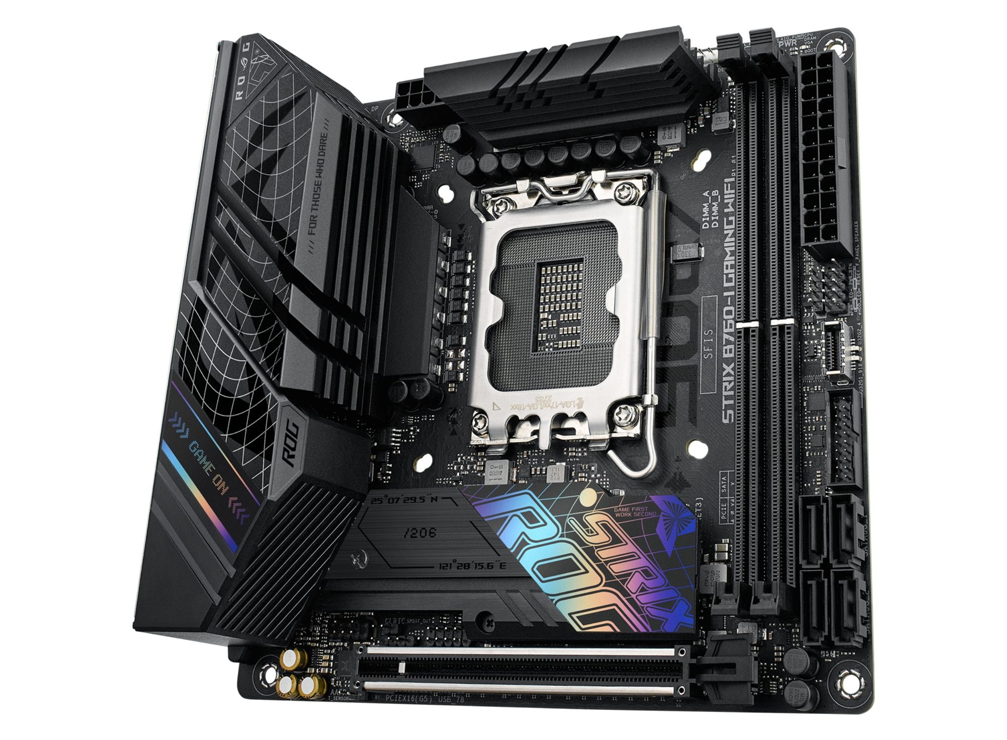 ASUS ROG STRIX B760-I GAMING WIFI LGA 1700 2xDDR5 Mini ITX 4xSATA MB 1xHDMI 2.1 1xDP 1.4 2xM.2