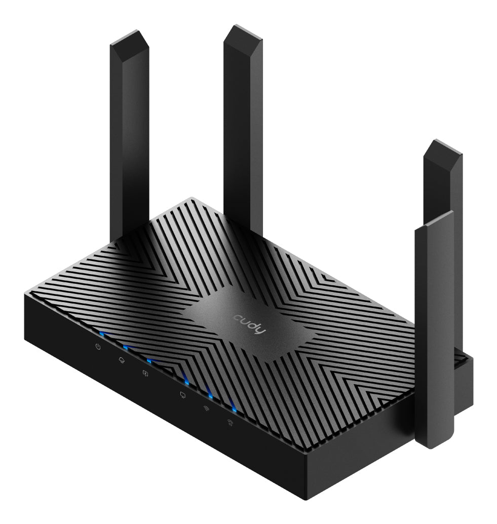 Cudy WR3000 routeur sans fil Gigabit Ethernet Bi-bande (2,4 GHz / 5 GHz) Noir