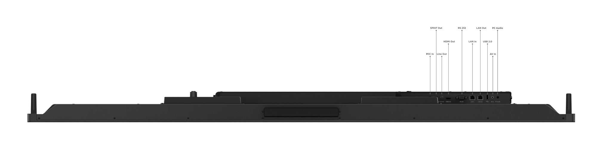 LENOVO ThinkVision iLFD T65 65inch 3840x2160 VA Touch DLED 16:9 60Hz HDR10 HDMI USB-C USB-B RJ45 VGA Android 9.0 4K camera TopSeller