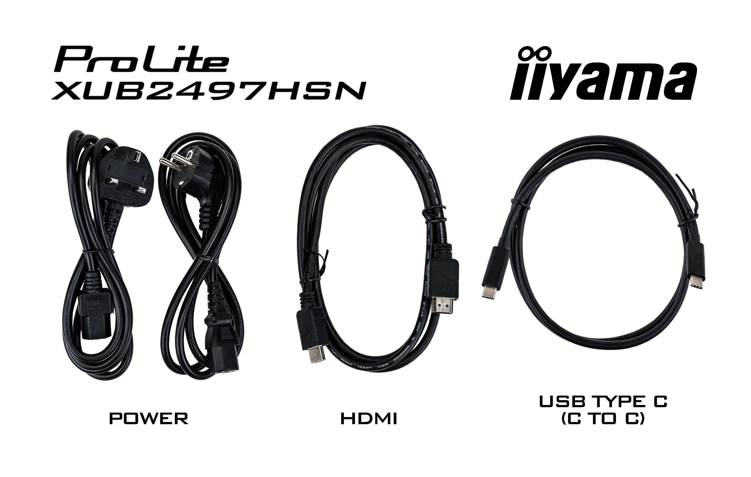 IIYAMA- Ecran bureautique 24" XUB2497HSN-W1 Blanc