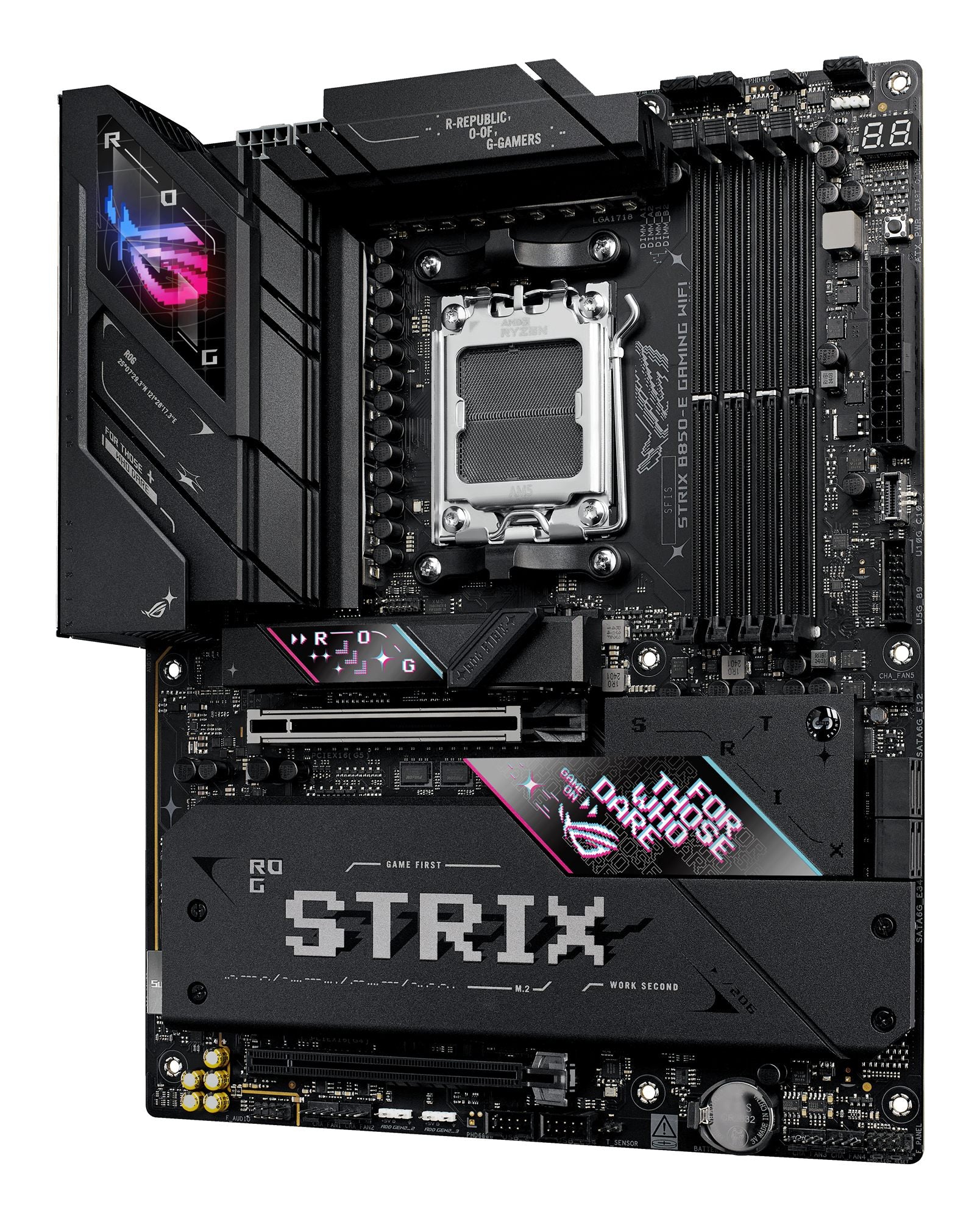 ASUS ROG STRIX B850-E GAMING WIFI AM5 DDR5 ATX MB 1xHDMI 1xDP 5xM.2 4xSATA