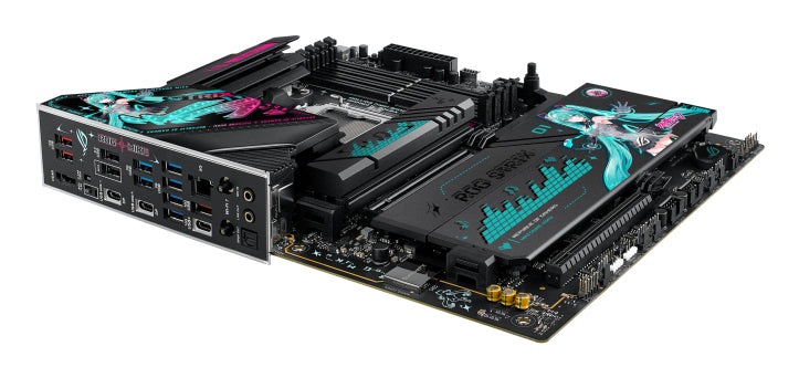 ASUS ROG Strix X870E-H Gaming WiFi 7 Hatsune Miku Edition AMD DDR5 ATX motherboard 1xHDMI 4xM.2 4xSATA