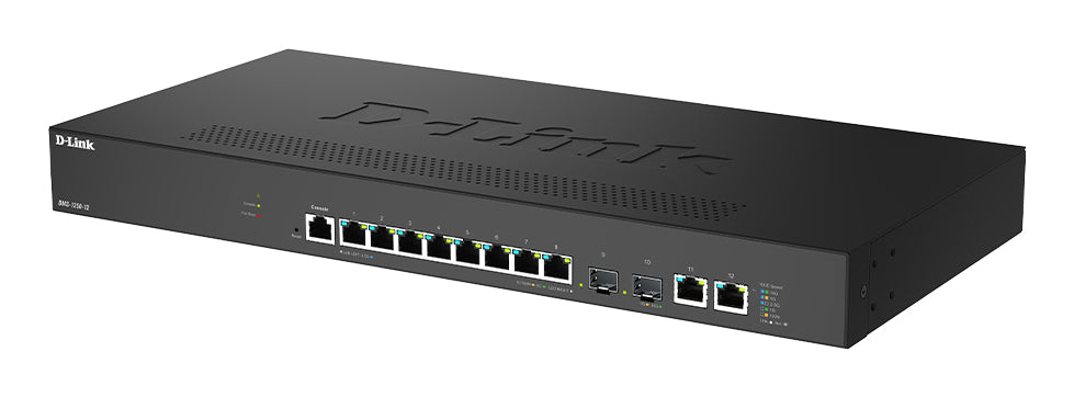 D-LINK 8-Port 2.5Gbps + 2-Port 10Gbps + 2-Port 10G SFP+ Smart Managed Switch