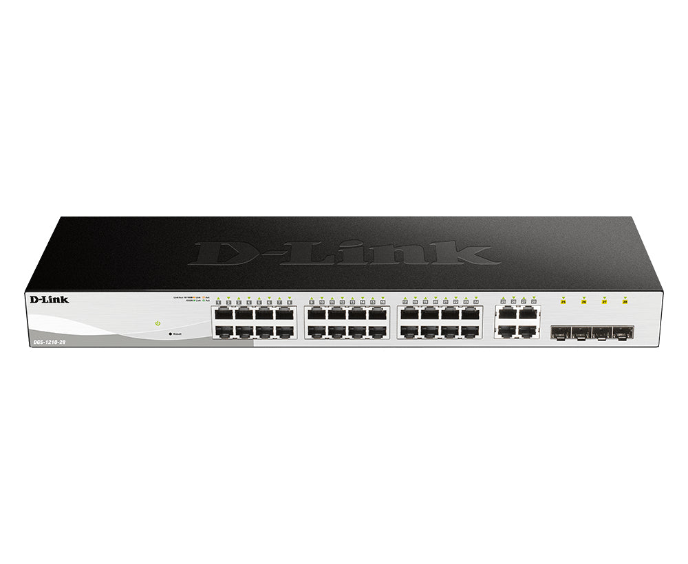 D-Link DGS-1210-28 commutateur réseau Géré L2/L2+ 1U Noir