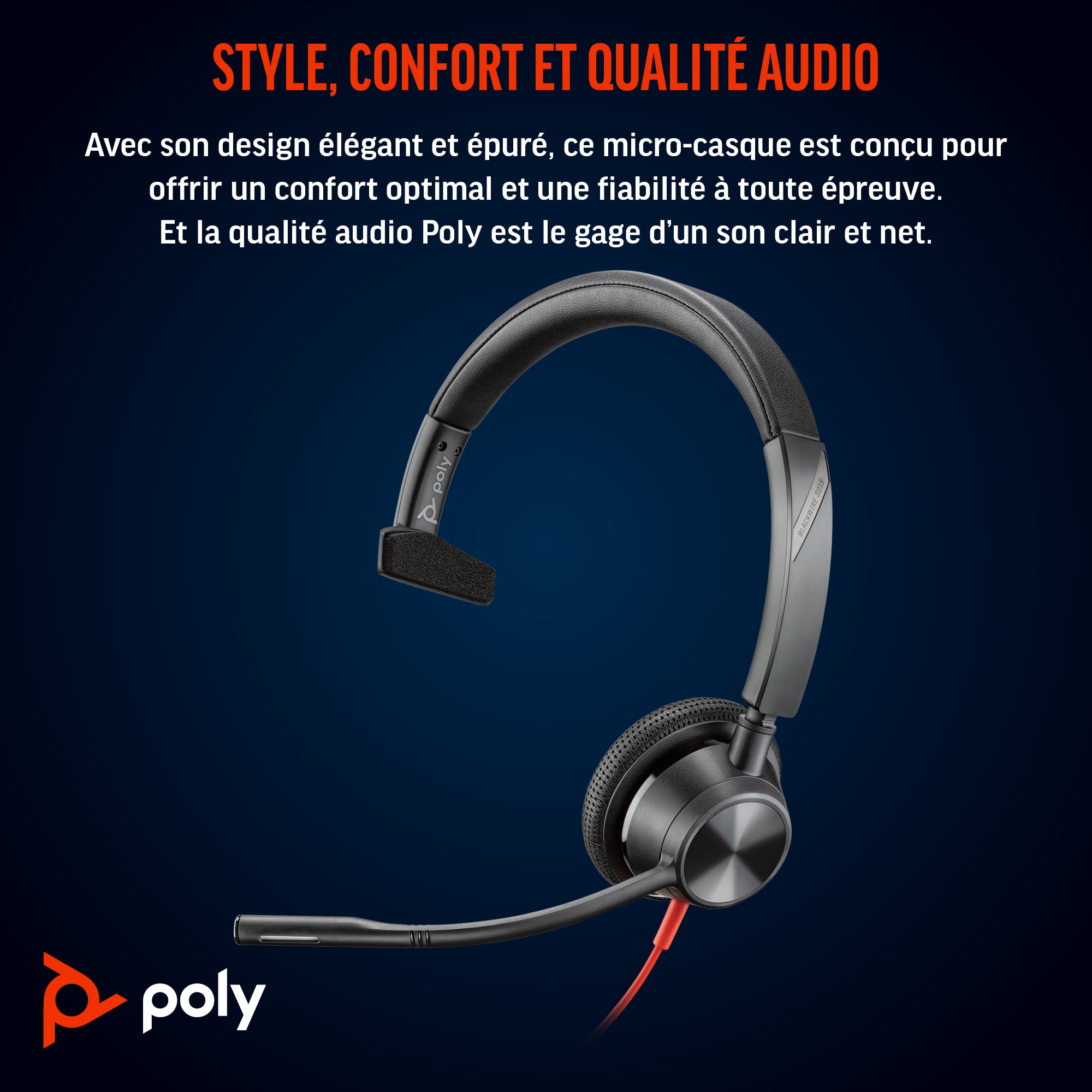 Poly BW 3315 -M USB-C HS+USB-C/A