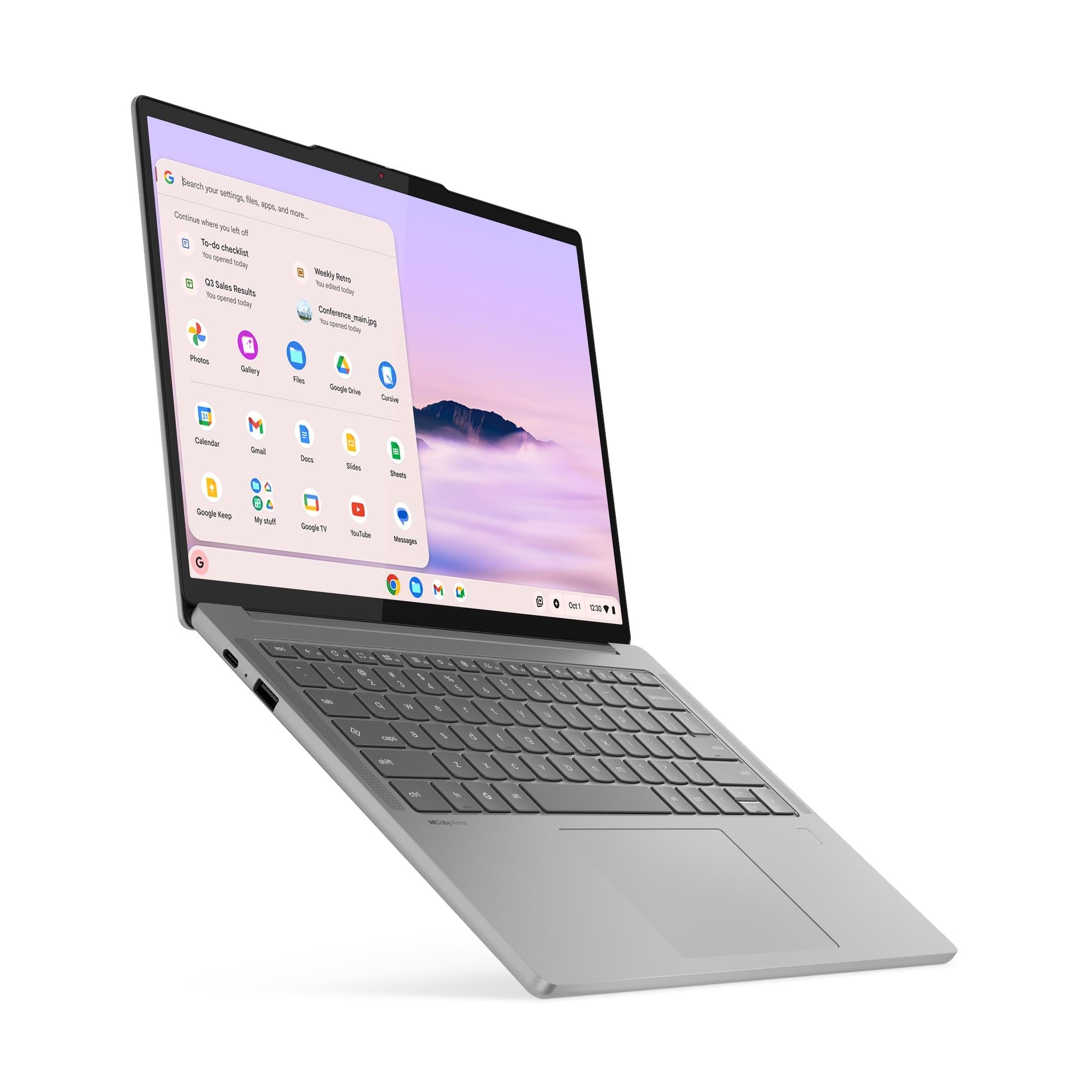 LENOVO Chromebook Plus MediaTek Kompanio Ultra 910 14p WUXGA 12Go 128Go UFS 3.1 ARM Immortalis G925 MC11 GPU Chrome 1YR Carryin