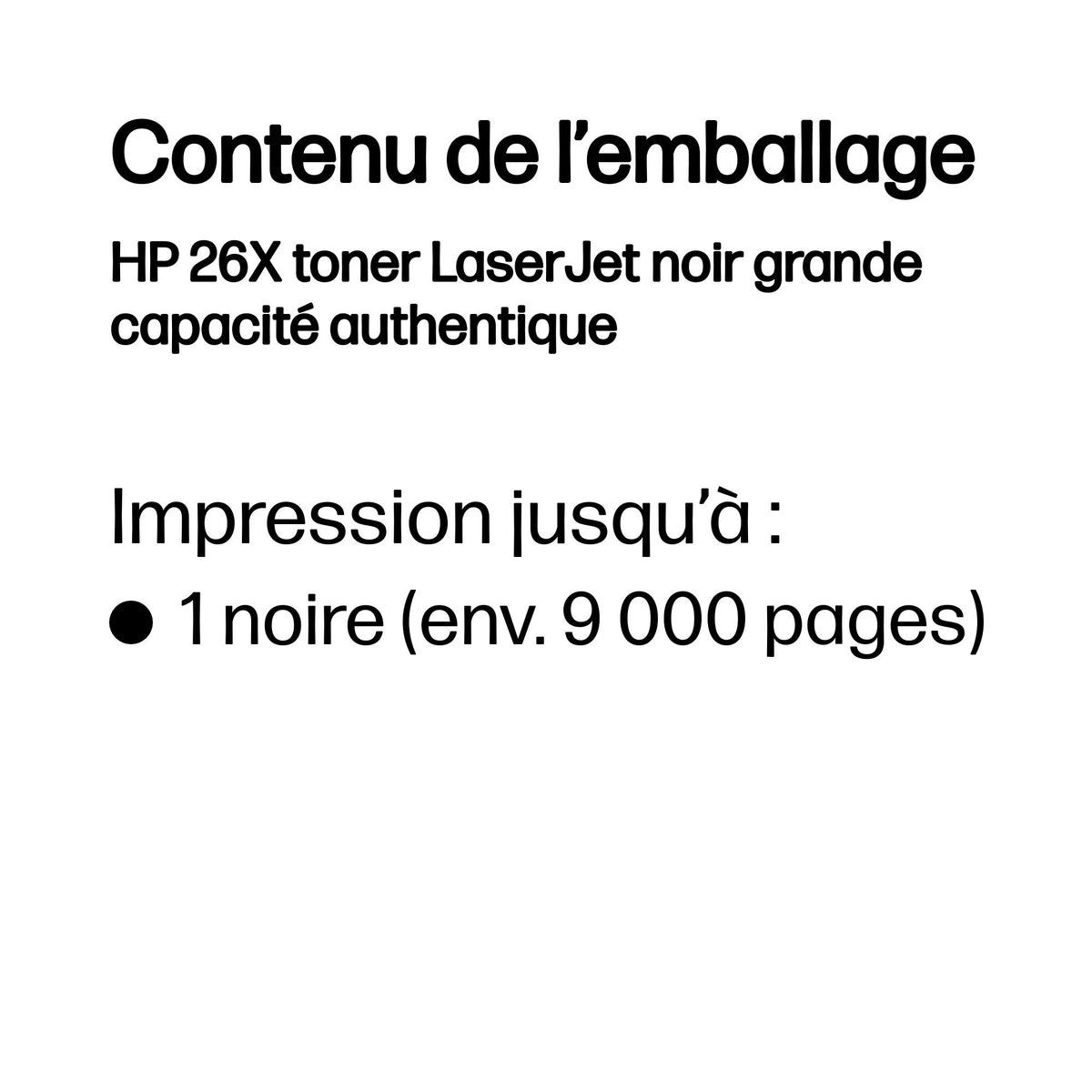 HP 26X original Toner cartridge black CF226X HY
