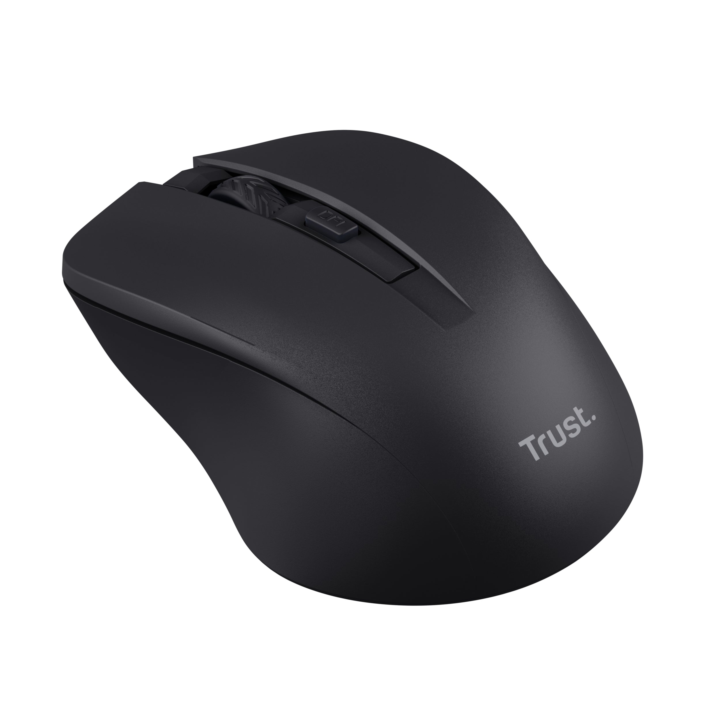 TRUST Souris sans fil silencieuse MYDO SILENT Noire - ECO