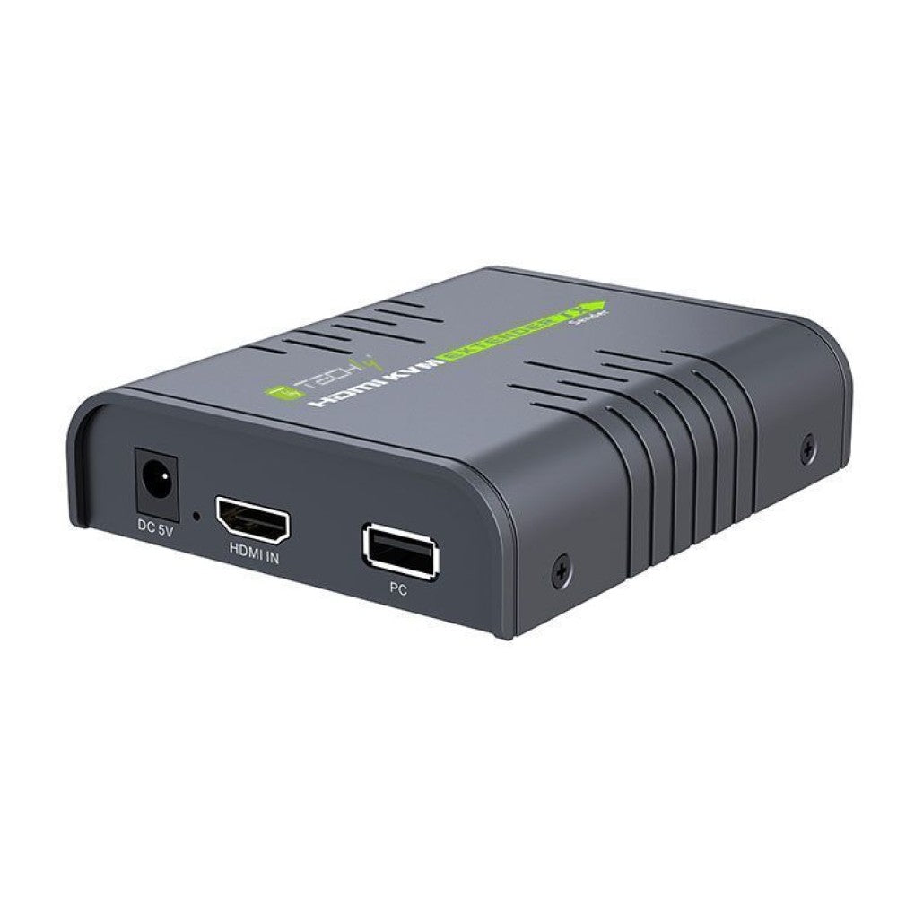 Techly IDATA HDMI-KVM2 Extendeur KVM HDMI/USB 1080p60Hz jusqu'a 120m sur câble Cat6
