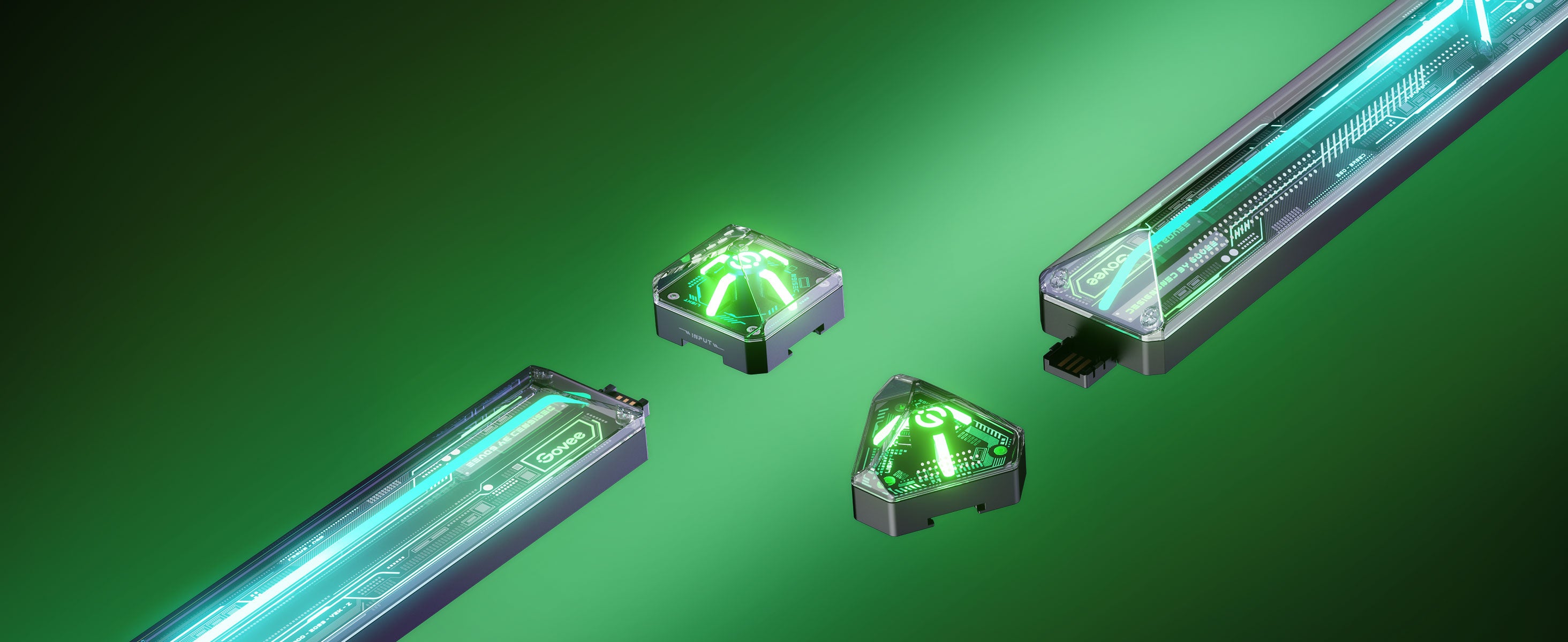 Govee H6063 Gaming Wall Light | Éclairage LED | RGBIC, Wi-Fi 2.4GHz + Bluetooth