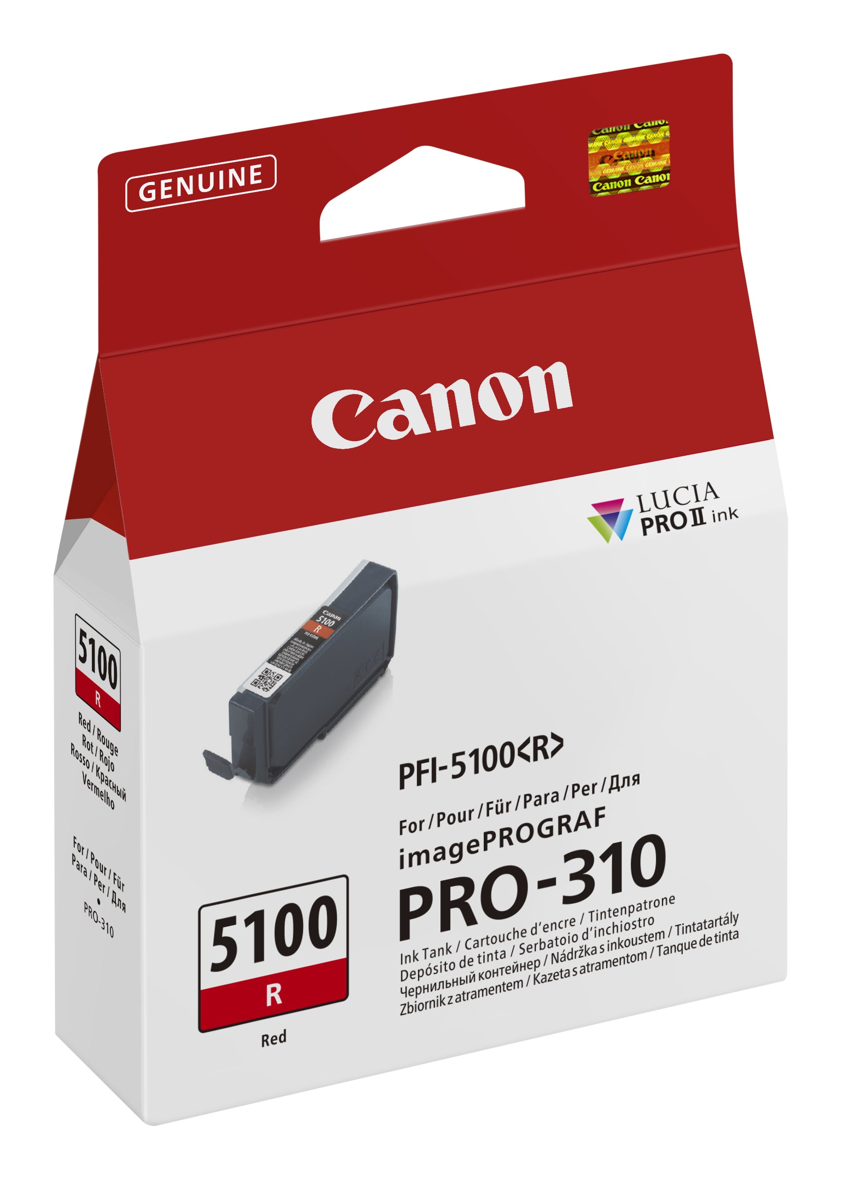 CANON PFI-5100 SERIES Red ink tank