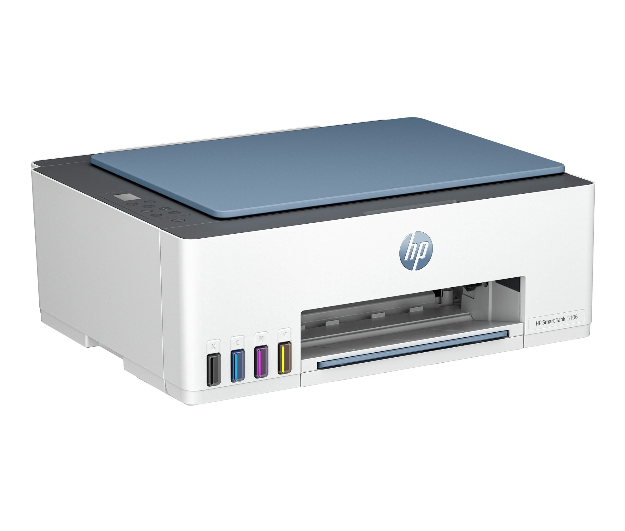 HP Smart Tank Imprimante Tout-en-un 5106, Couleur, Imprimante pour Maison et Bureau a domicile, Impression, copie, numérisation, Sans fil  Réservoir d’imprimant