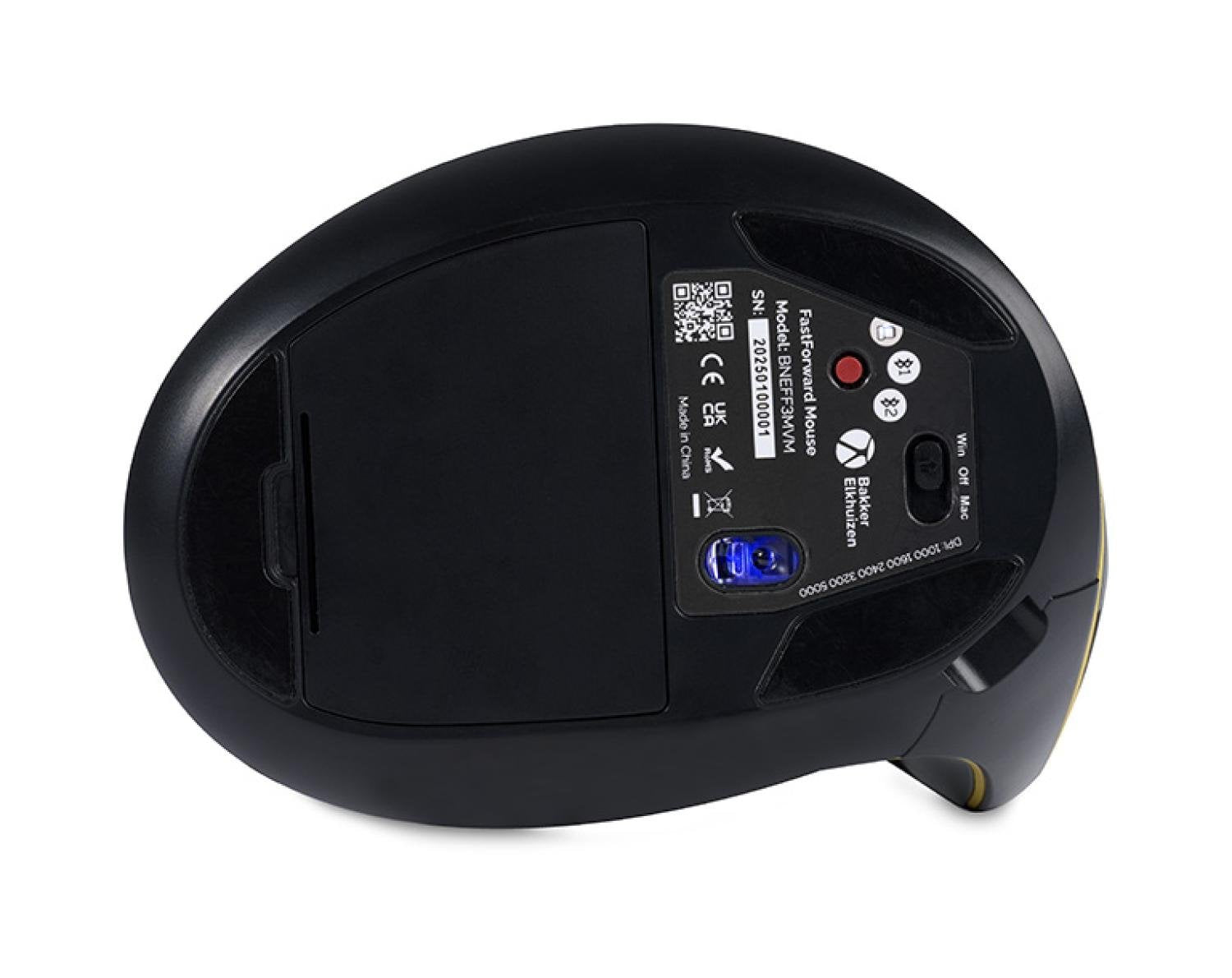 BAKKERELKHUIZEN Souris verticale FastForward 3 Mode