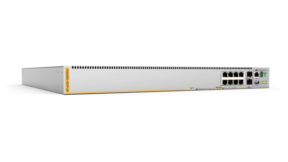 ALLIED AT-x530-10GHXm Switch L3 8p Multi-GigPoE++  2 SFP+