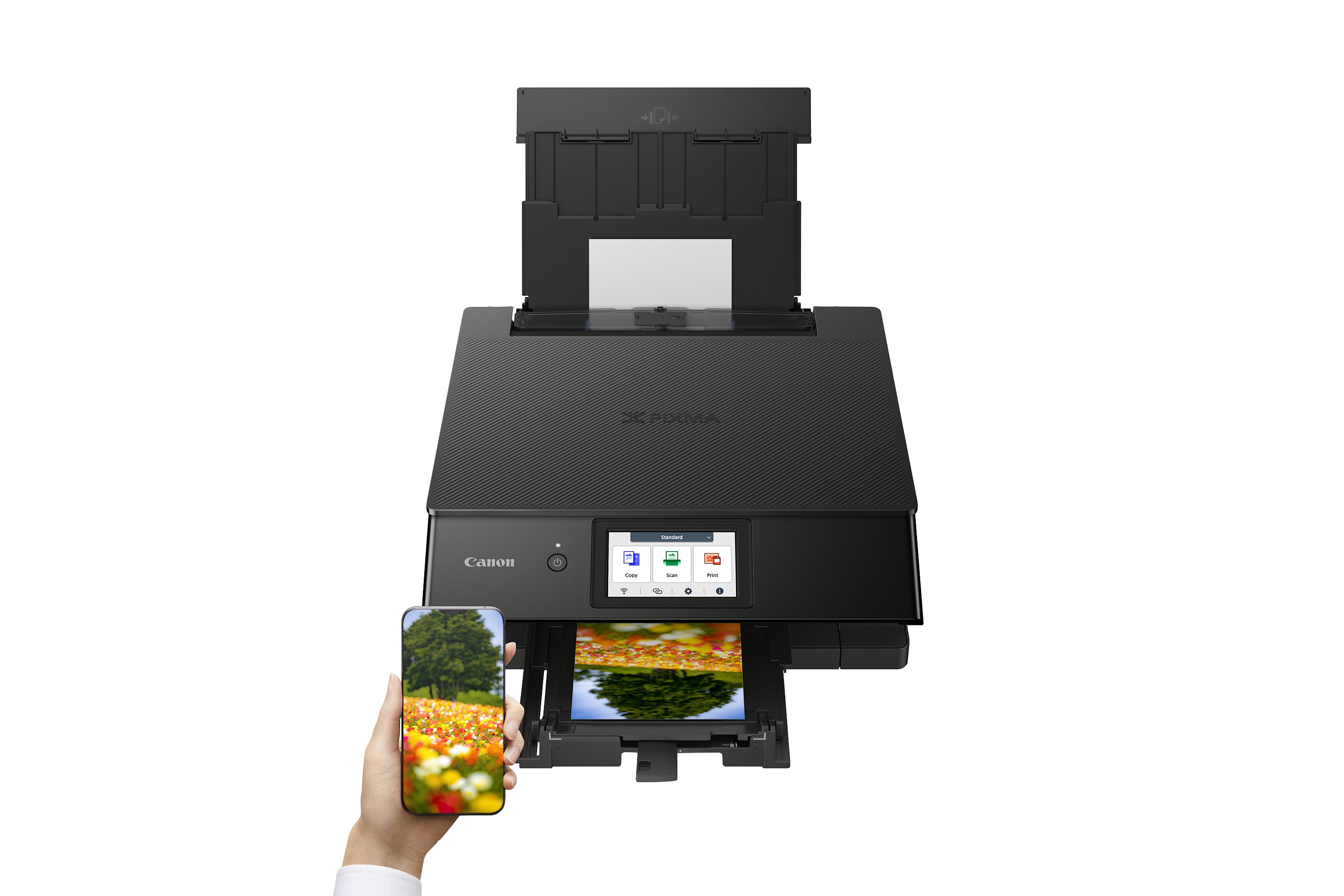 CANON PIXMA TS8750 MFP colour ink-jet A4 15 ipmprint 200 sheets USB 2.0 Wi-Fi black