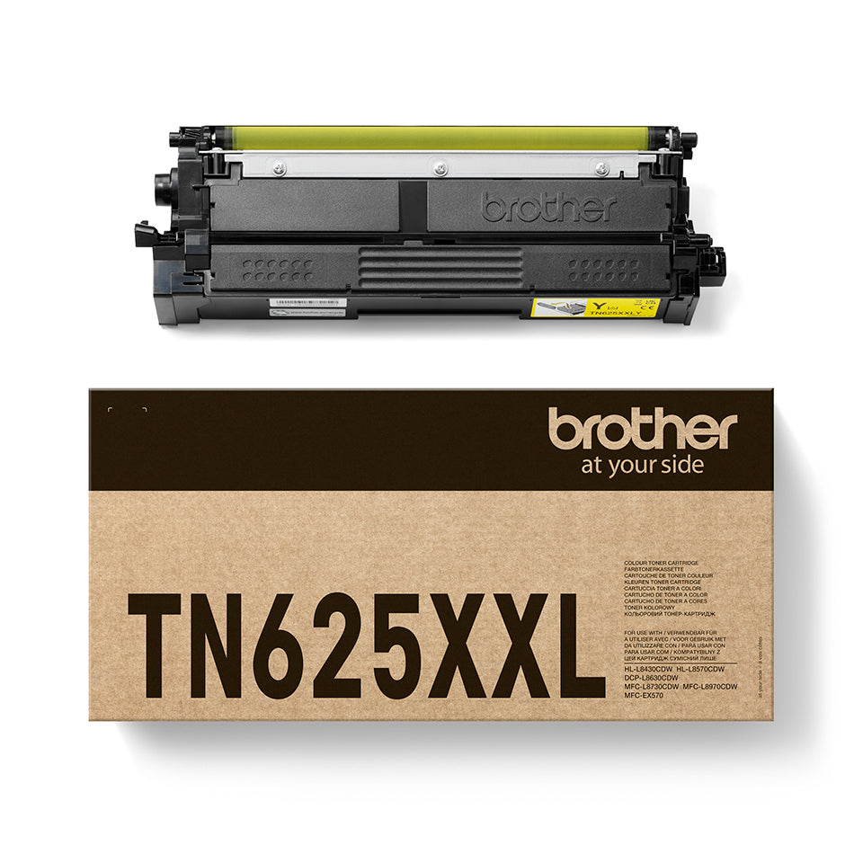 BROTHER TN-625XXLY SHY Yellow Toner Cartridge 6.5K