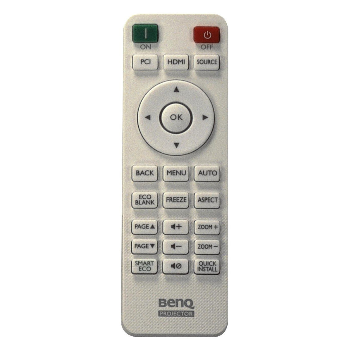 Remote control for BenQ MW612