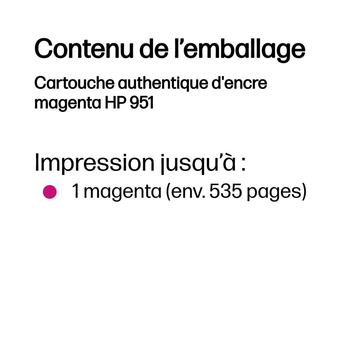 HP 951 Magenta Officejet Ink Cartridge