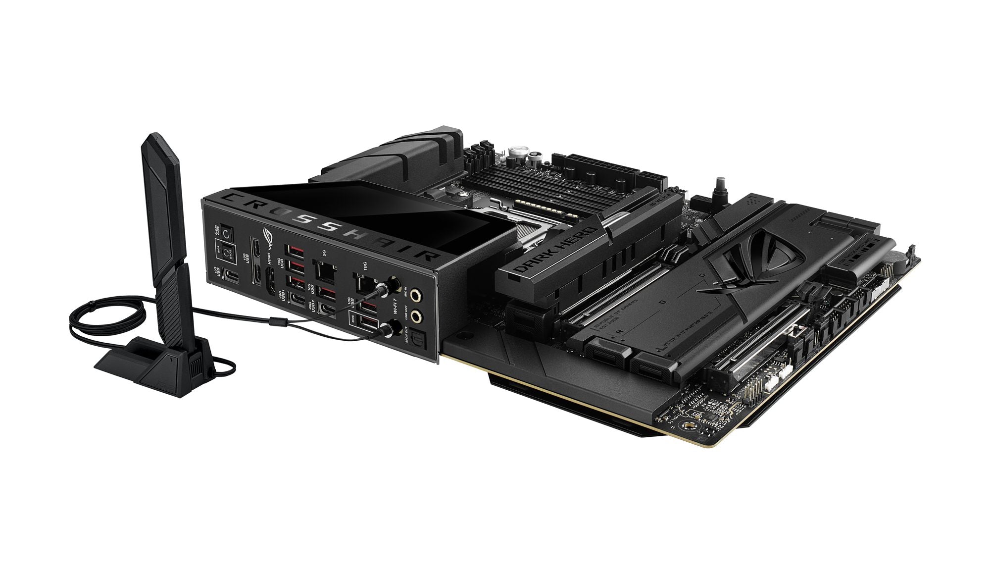 ASUS ROG CROSSHAIR X870E DARK HERO AM5 DDR5 ATX motherboard 2xPCIe 5.0 5xM.2 1xHDMI