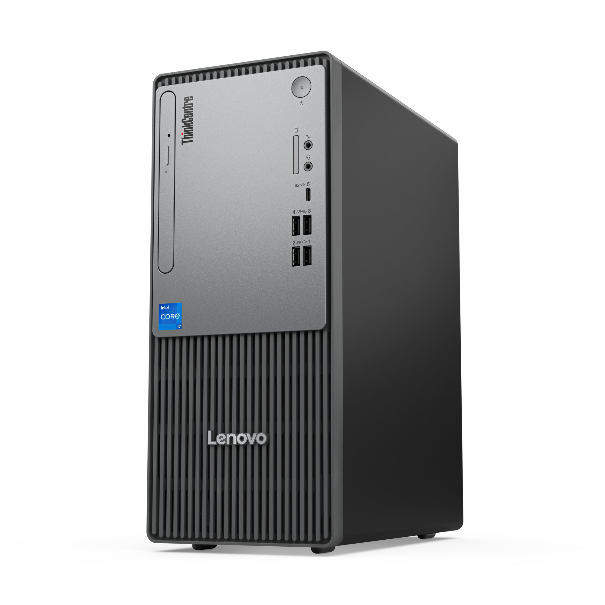 Lenovo ThinkCentre neo 50t Gen 5 Intel® Core™ i3 i3-14100 8 Go DDR5-SDRAM 512 Go SSD Windows 11 Pro Tower PC Noir, Gris