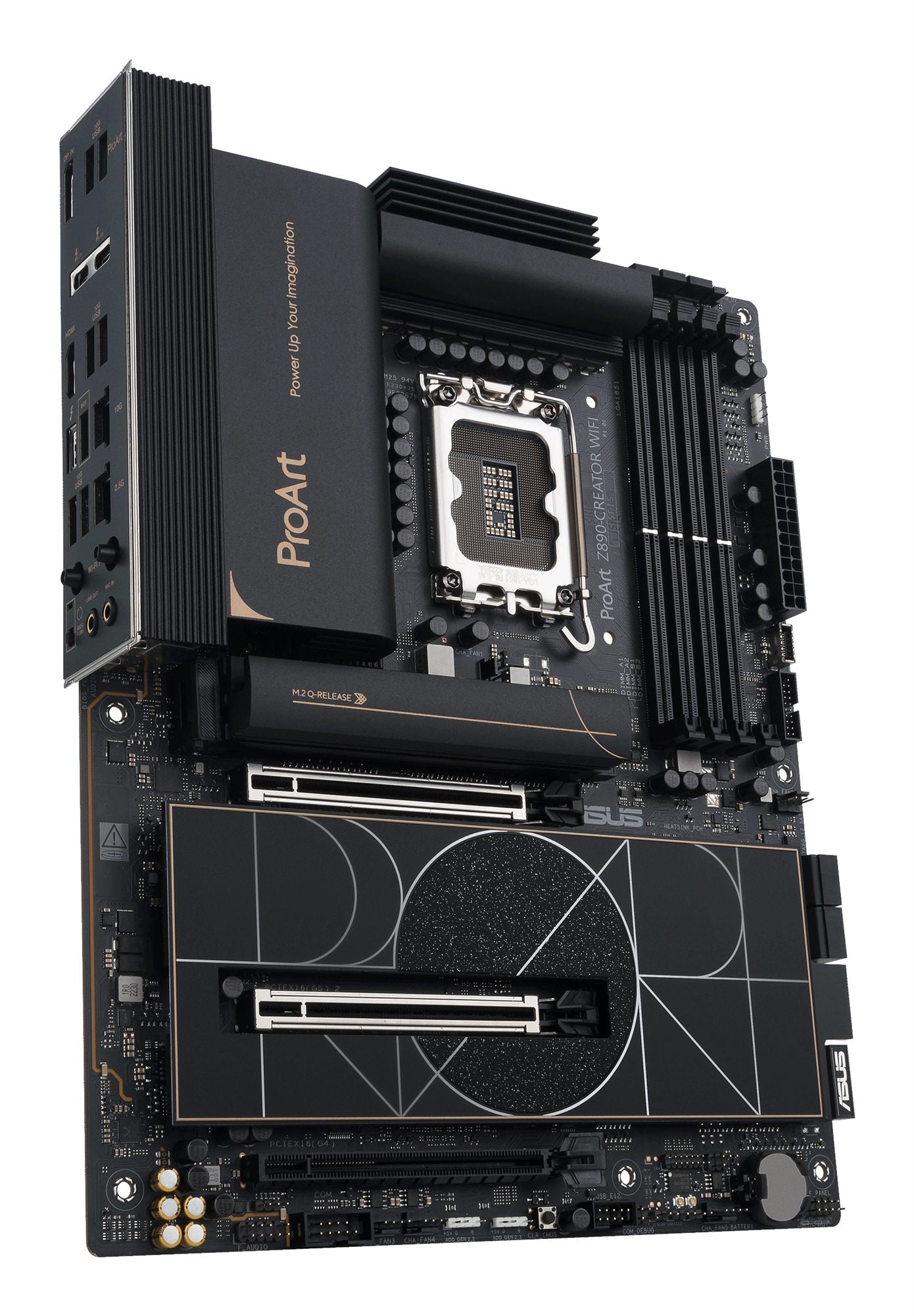 ASUS PROART Z890-CREATOR WIFI LGA1851 4xDDR5 ATX MB 4xSATA 1xHDMI 2.1 3xThunderbolt 5xM.2