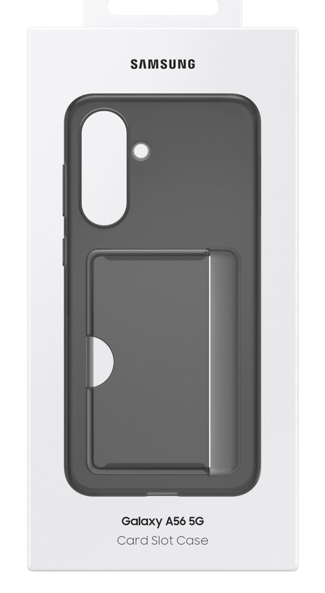 Samsung A56 Card Slot Case Black