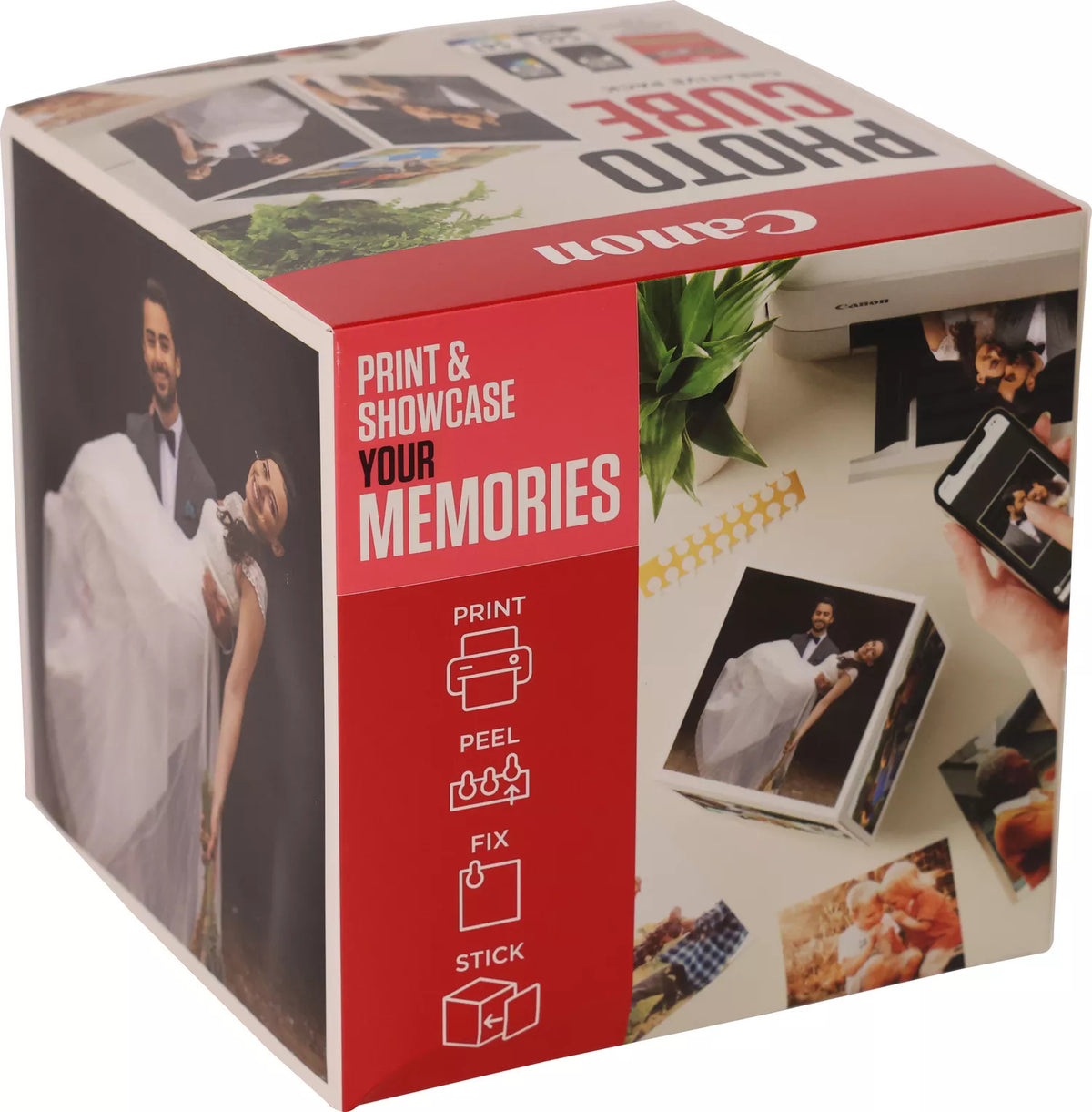 CANON PG-540/CL-541 Ink Cartridge Photo Cube Creative Pack White Pink