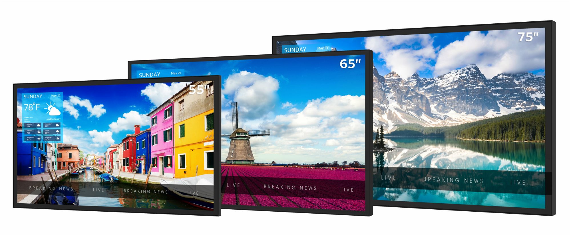 55" Xtreme High Bright Sealed LCD displa
