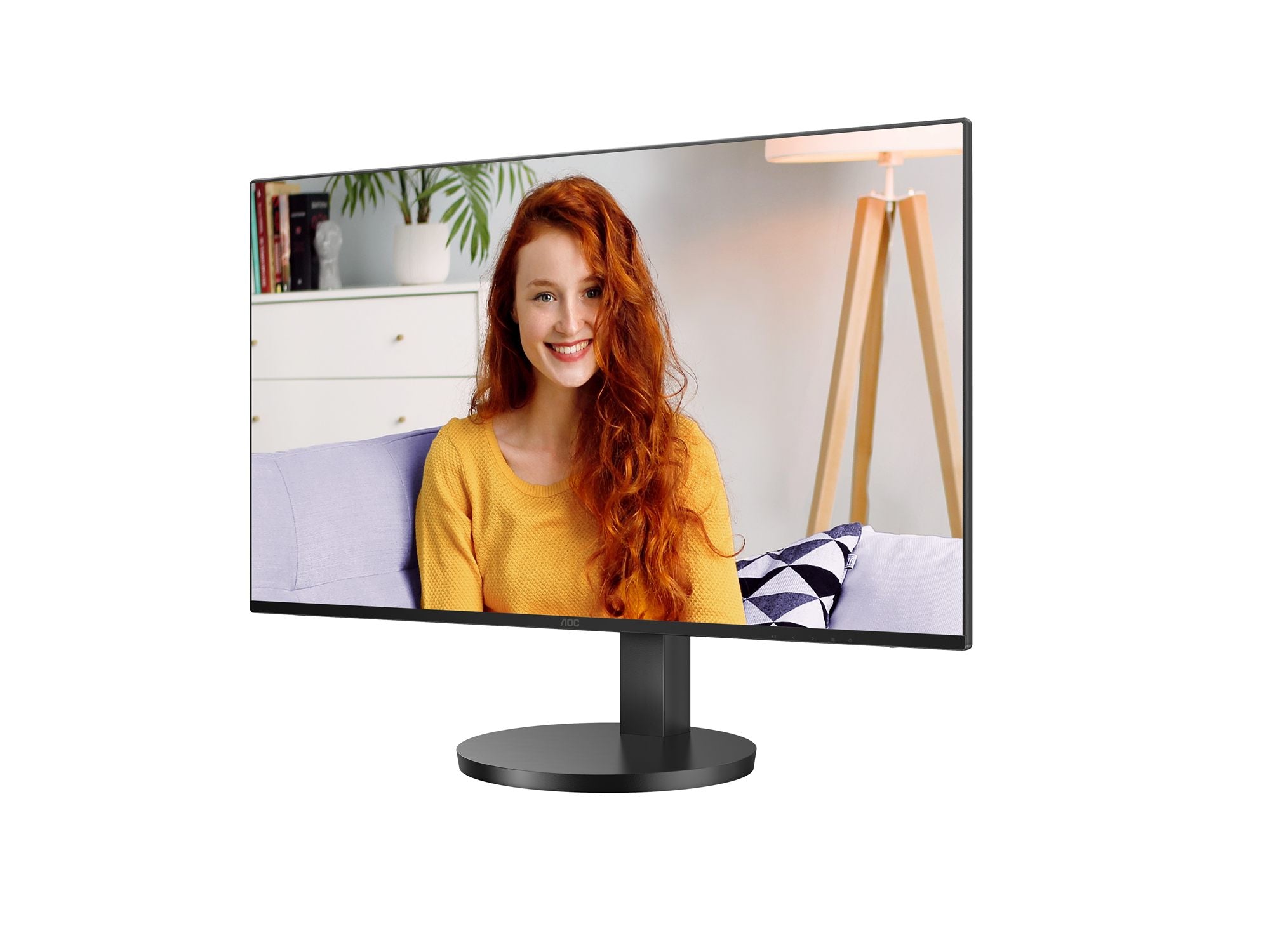 AOC Q27B3CF2 27inch 2560x1440 100Hz IPS Flat 110mm USB-C Dock 65W AdaptiveSync USB HUB Speakers Low Blue Mode USB C HDMI 350cd/m2