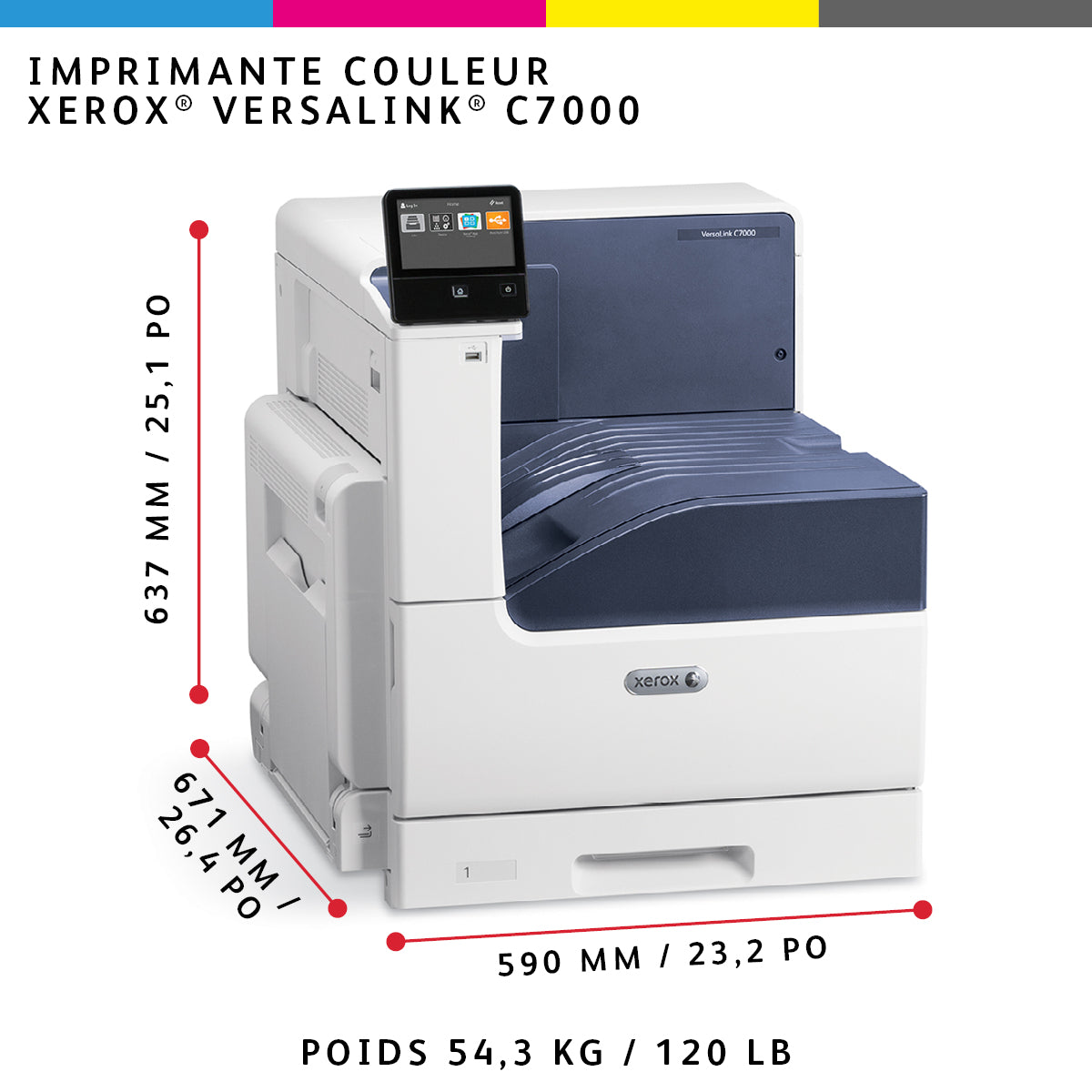 K/VersaLink C7000 A3 35ppm Duplex 620sh
