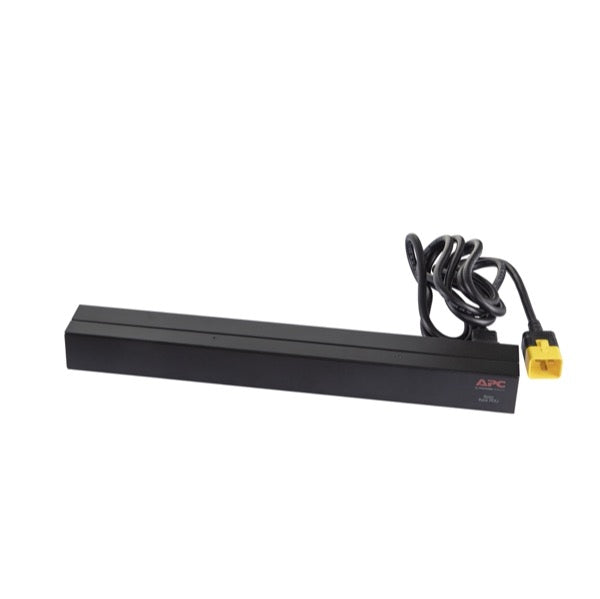 APC Basic Rack-Mount PDU Rack AC 208/230V input IEC 60320 C20 output connectors 12 power IEC 60320 C13 1U 19 2.49m cord BK