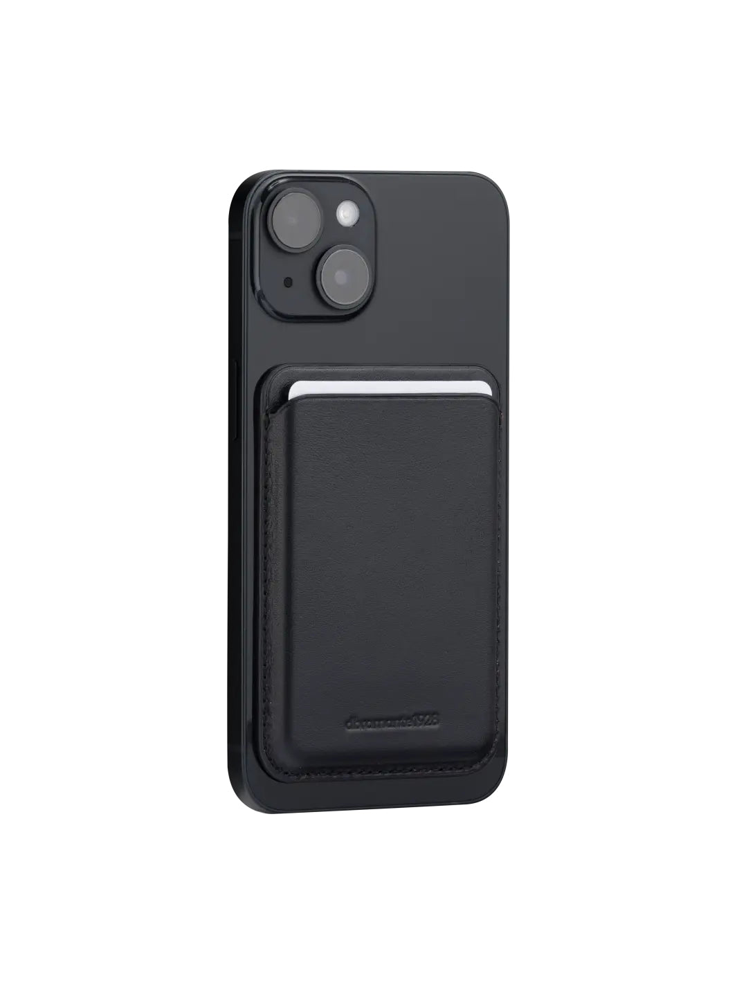 Leather wallet with MagSafe BLK