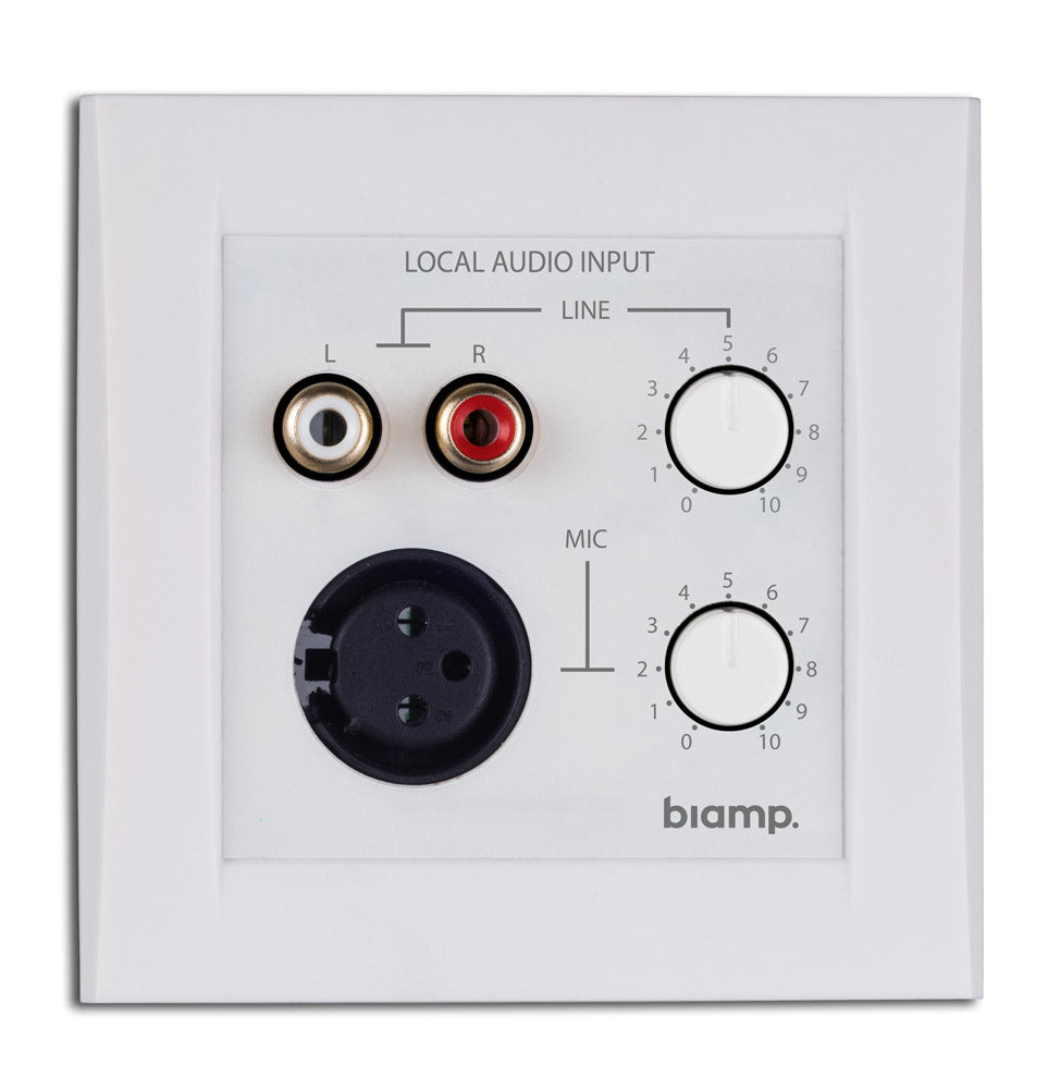 Biamp Active Local Input Panel with MIC and Line Input with Individual Volume Contol