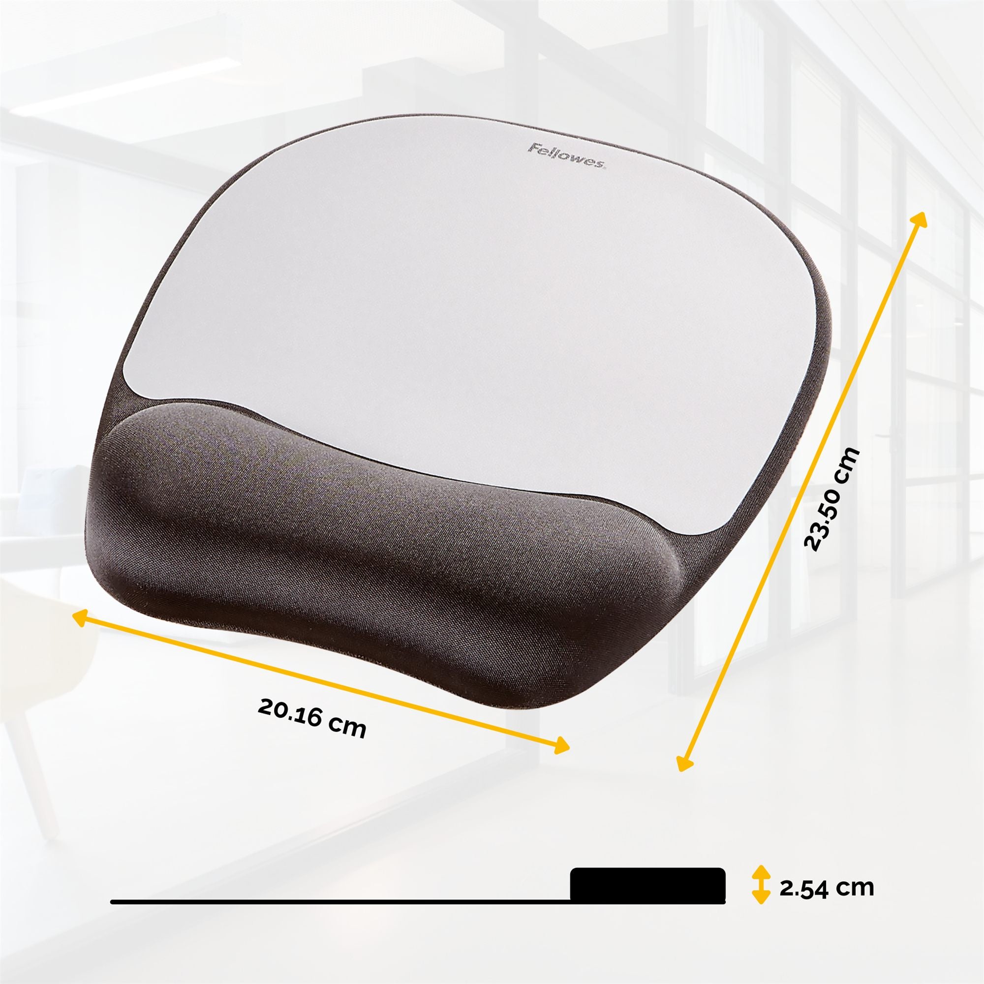 FELLOWES Tapis de souris - Repose-poignets Ergo Mouss