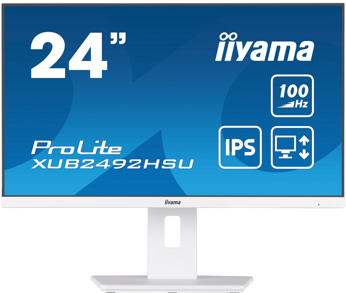 "iiyama XUB2492HSU-W6 écran plat de PC 60,5 cm (23.8"") 1920 x 1080 pixels Full HD LED Blanc"