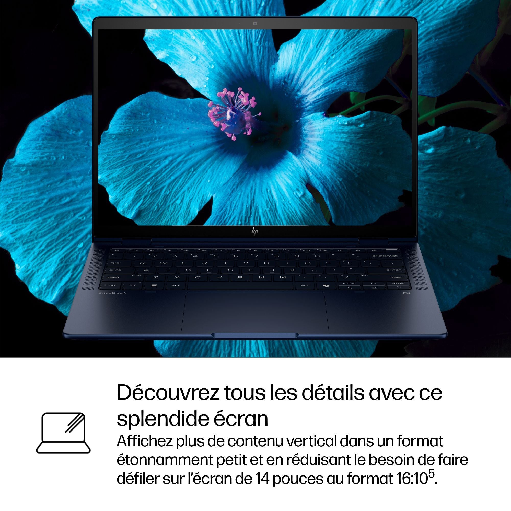 HP EliteBook X Flip Intel Core Ultra 7 258V 14p WUXGA 32Go 1To SSD UMA W11P 3/3/0 ordinateur tactile