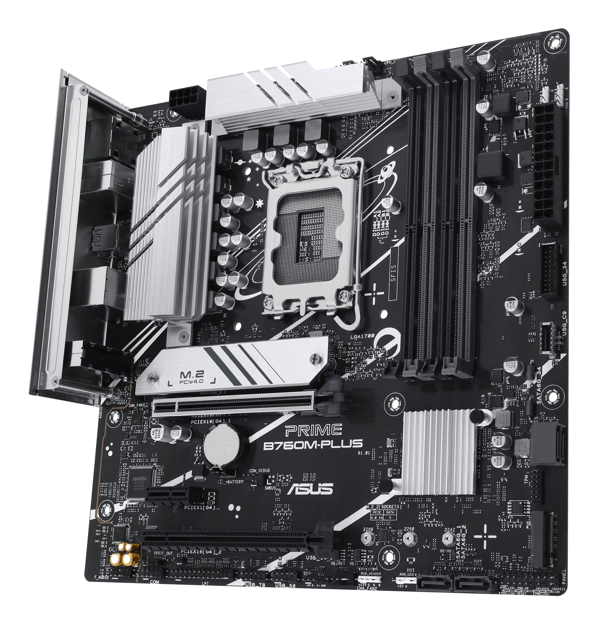 ASUS PRIME B760M-PLUS LGA 1700 4xDDR5 microATX 4xSATA MB 1xHDMI 1xDP 2xM.2