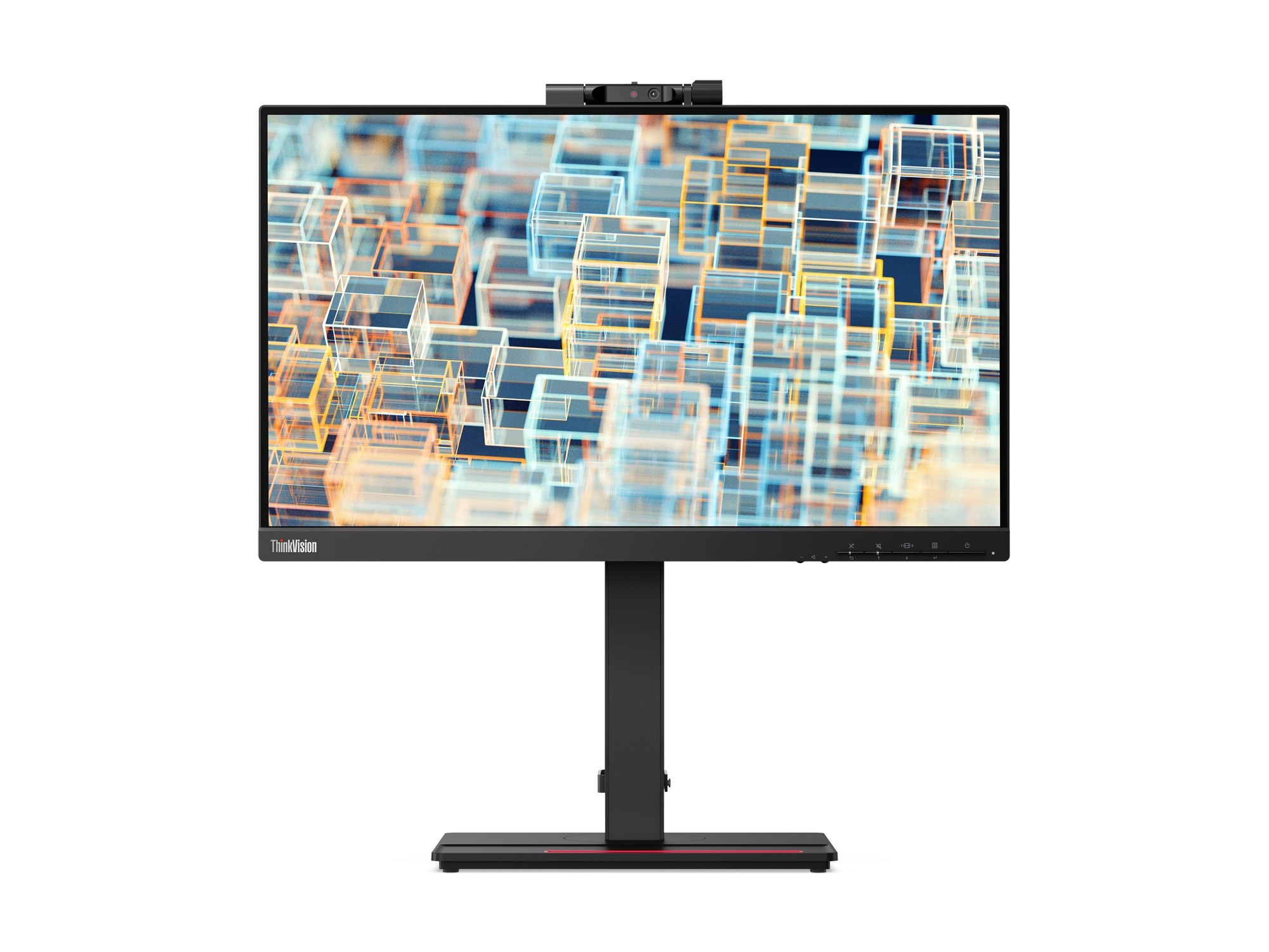 LENOVO ThinkVision T22v-20 - FULL HD - 22p - 75 Hz - IPS - 250 cd/m2 - 1000:1 - 4 ms - HDMI VGA DisplayPort - haut-parleurs