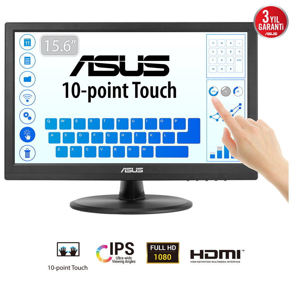 Pantalla tactil 15.6" portatil