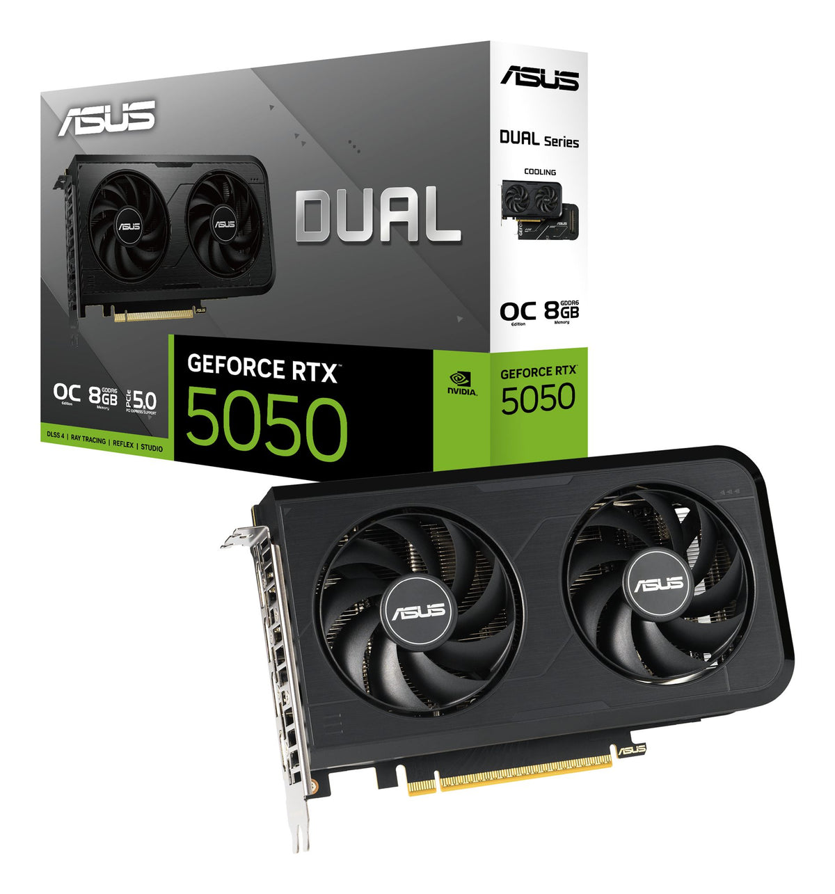 ASUS DUAL Geforce RTX 5050 OC 8Go GDDR6 3xDP 1xHDMI